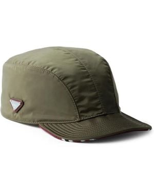Prada Re-Nylon Baseball Cap - Green