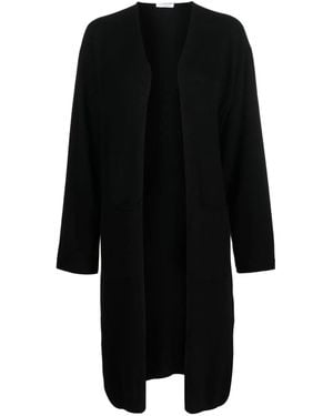 Malo Drapped Cashmere Cardigan - Black