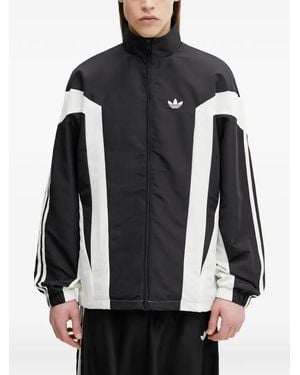 adidas Cortavientos Originals Basketball Con Logo Bordado - Negro