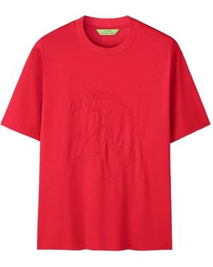 Shanghai Tang Horse-Motif T-Shirt - Red
