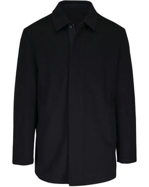 Paul & Shark Cashmere Coat - Black