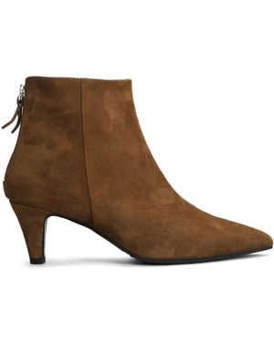 Evaluna 60Mm Suede Boots - Brown