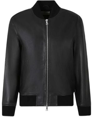 Officine Generale Veste Bomber À Fermeture Zippée - Noir