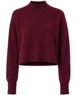 SABLYN Pullover mit Stehkragen - Rot