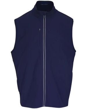 Greyson Zip-Up Gilet - Blue