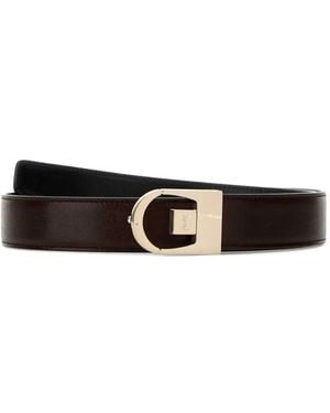 Saint Laurent リバーシブル ベルト - ホワイト