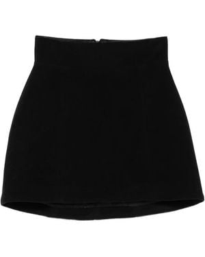 Vestiaire d'un Oiseau Libre カシミア ミニスカート - ブラック