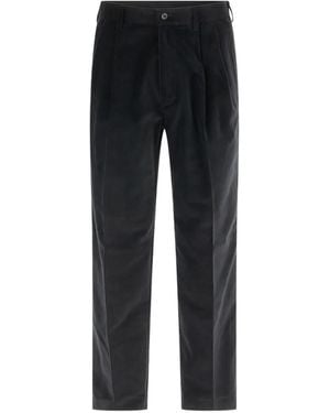 Pence Pantalon De Costume À Plis - Black