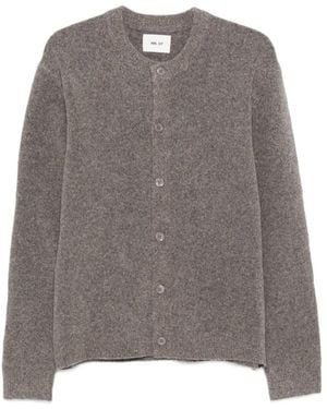 NN07 Cardigan Jasper À Col Rond - Grey