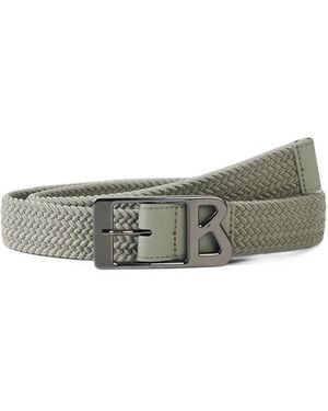 Bogner Melly Braided Belt - Grey