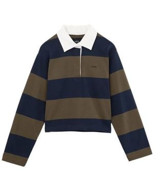 A.P.C. Polo A Rayas - Azul