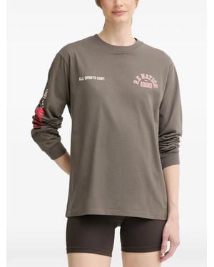 P.E Nation Inbound Long-Sleeve T-Shirt - Grey