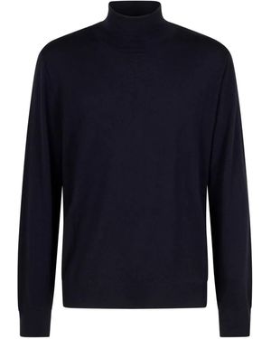 Canali Roll-Neck Jumper - Blue