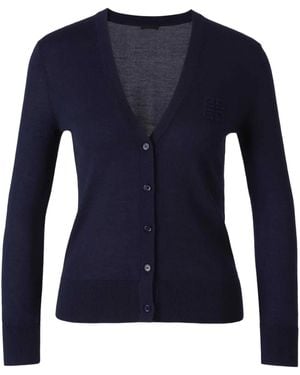 Givenchy Geknöpfter Cardigan Mit V-Ausschnitt - Blau