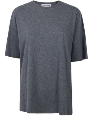Frankie Shop Harper Soft T-Shirt - Gray