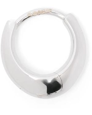 Shaun Leane Mini Sabre Hoop Earring - White