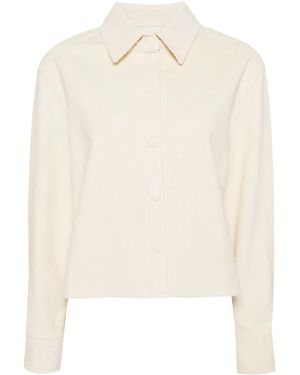 we11done Camicia Crop - Neutro