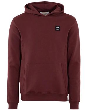 In Gold We Trust The Expansion Logo-Patch Hoodie - Purple