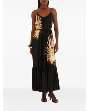 FARM Rio Open-Back Maxi Dress - Black