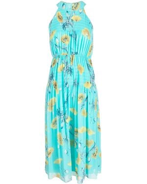 Diane von Furstenberg Lupin Sleeveless Dress - Blue