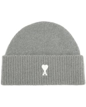 Ami Paris Beanie Adc - Grey