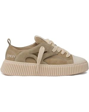 Rhun Sneakers Con Suola Rialzata - Marrone