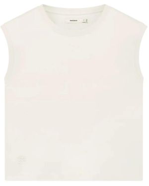 PANGAIA Sleeveless Top - White