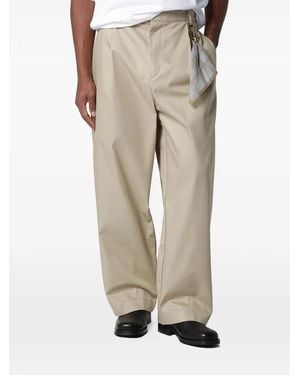 DARKPARK Davide Wide-Leg Trousers - Natural