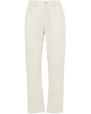 Brunello Cucinelli ストレートジーンズ - ナチュラル