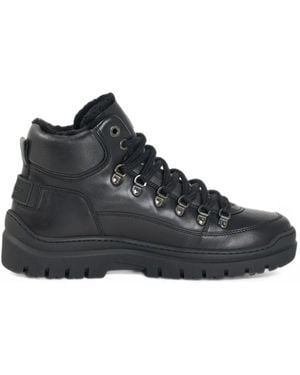 Bogner Botas De Montaña Bansko Con Cordones Y Tachuelas - Negro
