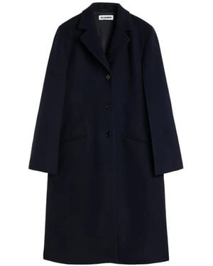 Jil Sander Klassischer Mantel - Blau