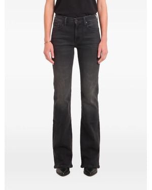 Mother The Jinx Heel Bootcut Jeans - Black