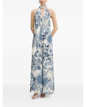 Guess Claudia Floral Stitch Asymmetric Maxi Dress in White | Lyst Guess Claudia Floral Stitch Asymmetric Maxi Dress in White | Lyst