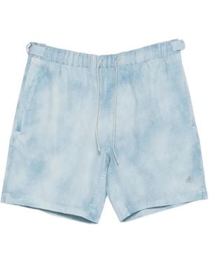 Moose Knuckles Badeshorts Im Denim-Look - Blau