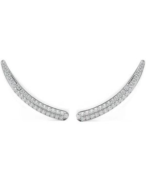 SOLO for Diamonds Boucles D'Oreilles À Ornements - White