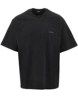 Laminar T-Shirt Mit Logo-Print - Schwarz