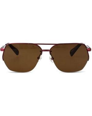 Jacquemus Pilot-Frame Sunglasses - Brown