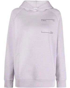 Calvin Klein Future Archive Graphic Hoodie - Purple