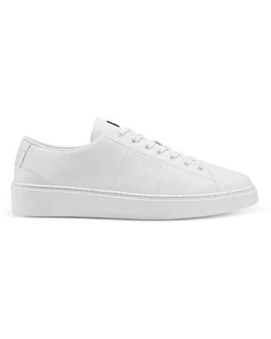 Bogner Logo-Debossed Leather Sneakers - White