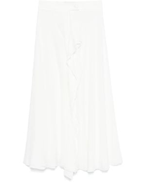 DE SANTIS Gonna Midi Drappeggiata - Bianco