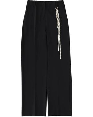 Circus Hotel Beaded Chain Pants - Black