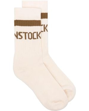 Birkenstock ロゴ 靴下 - ナチュラル