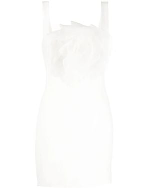 Cynthia Rowley Abito Corto Smanicato - Bianco