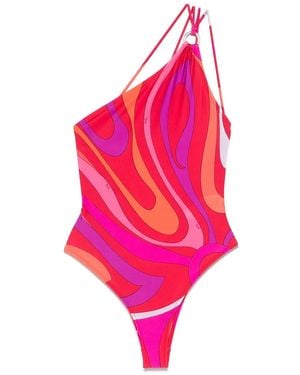 Emilio Pucci Marmo ワンピース水着 - ピンク