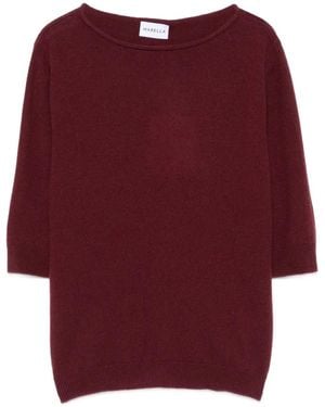 Marella Pull En Cachemire À Encolure Bateau - Rouge