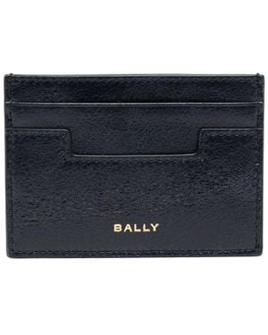 Bally Logo Print Cardholder - Blue