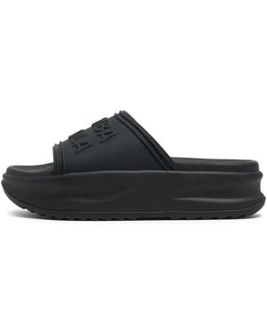 Bimba Y Lola Slippers Met Logo-Reliëf - Zwart