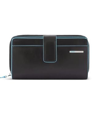 Piquadro Bifold Leather Wallet - Black