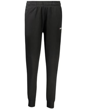 Fila Logo-Patch Track Pants - Black