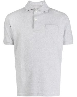 Private Stock Gestreept Poloshirt - Wit